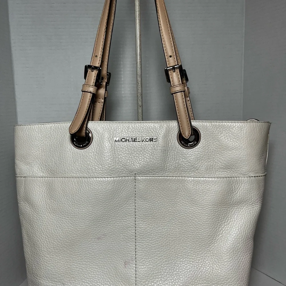 Michael Kors Bedford Medium Pebbled Leather Tote Bag